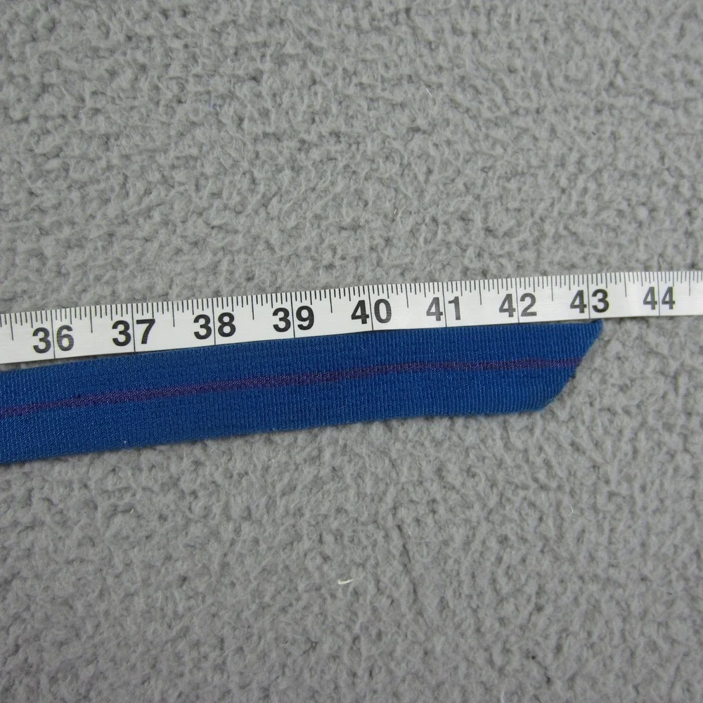 Patagonia Friction Belt Blue Fitz Roy Skyline Mountain Logo Webbing 1 Inch Wide